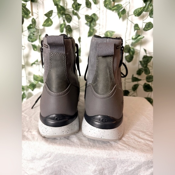SOLD ON MERCARI !! Ugg Caulder Dark Grey Waterproof Leather/ Snow Hiker Boots - Picture 4 of 10